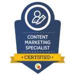 Digital Marketer - Content Marketing Specialist - Certified